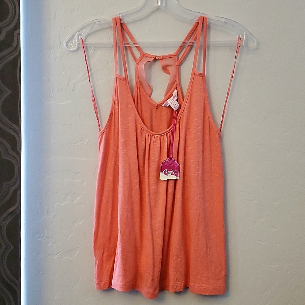 Candie's pink sleeveless top